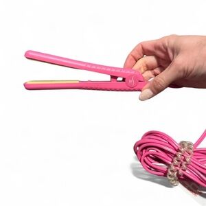 Mini Herstyler Pink Hair Straightener